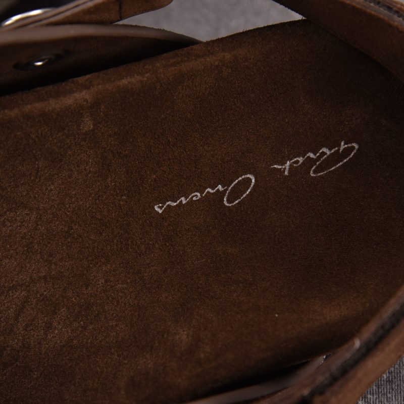 Rick Owens Megalace Granola Mule Suede 'Brown'