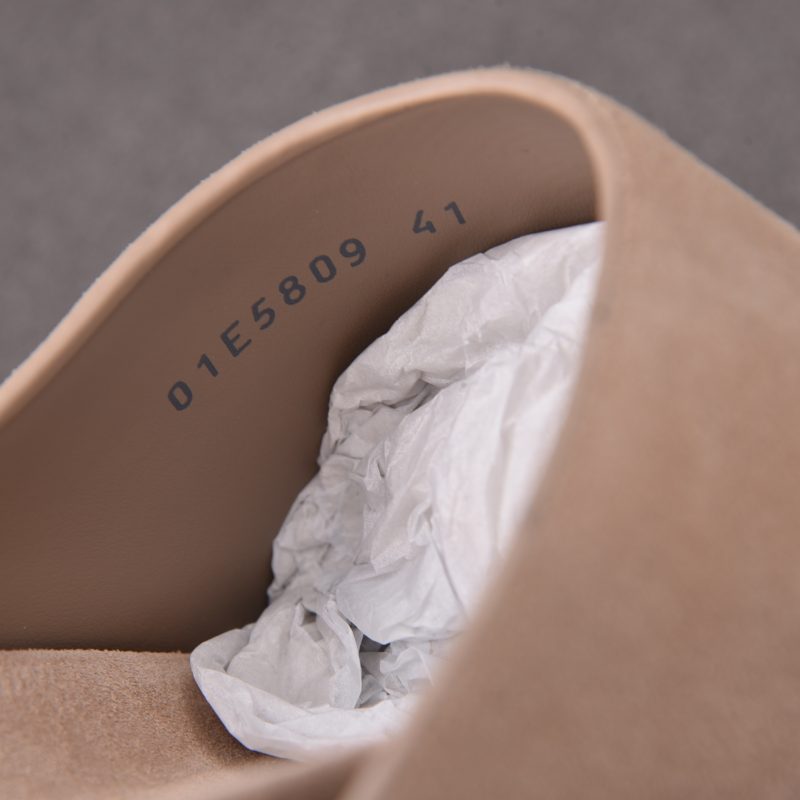Rick Owens Round Toe Mules 'Brown'
