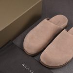 Rick Owens Round Toe Mules 'Brown'