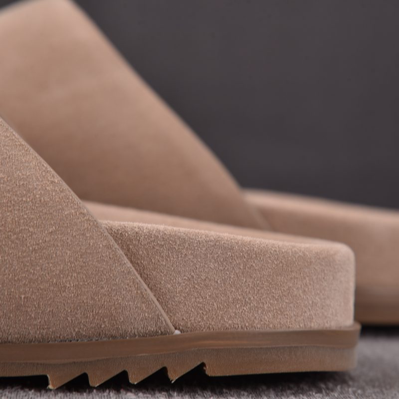 Rick Owens Round Toe Mules 'Brown'