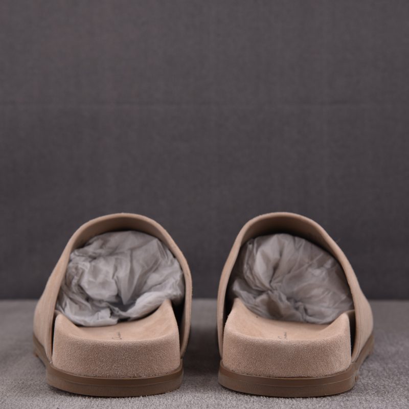 Rick Owens Round Toe Mules 'Brown'